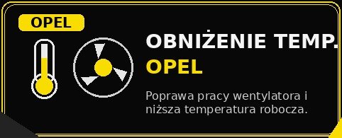 Obniżenie temperatury Opel i poprawa pracy wentylatora