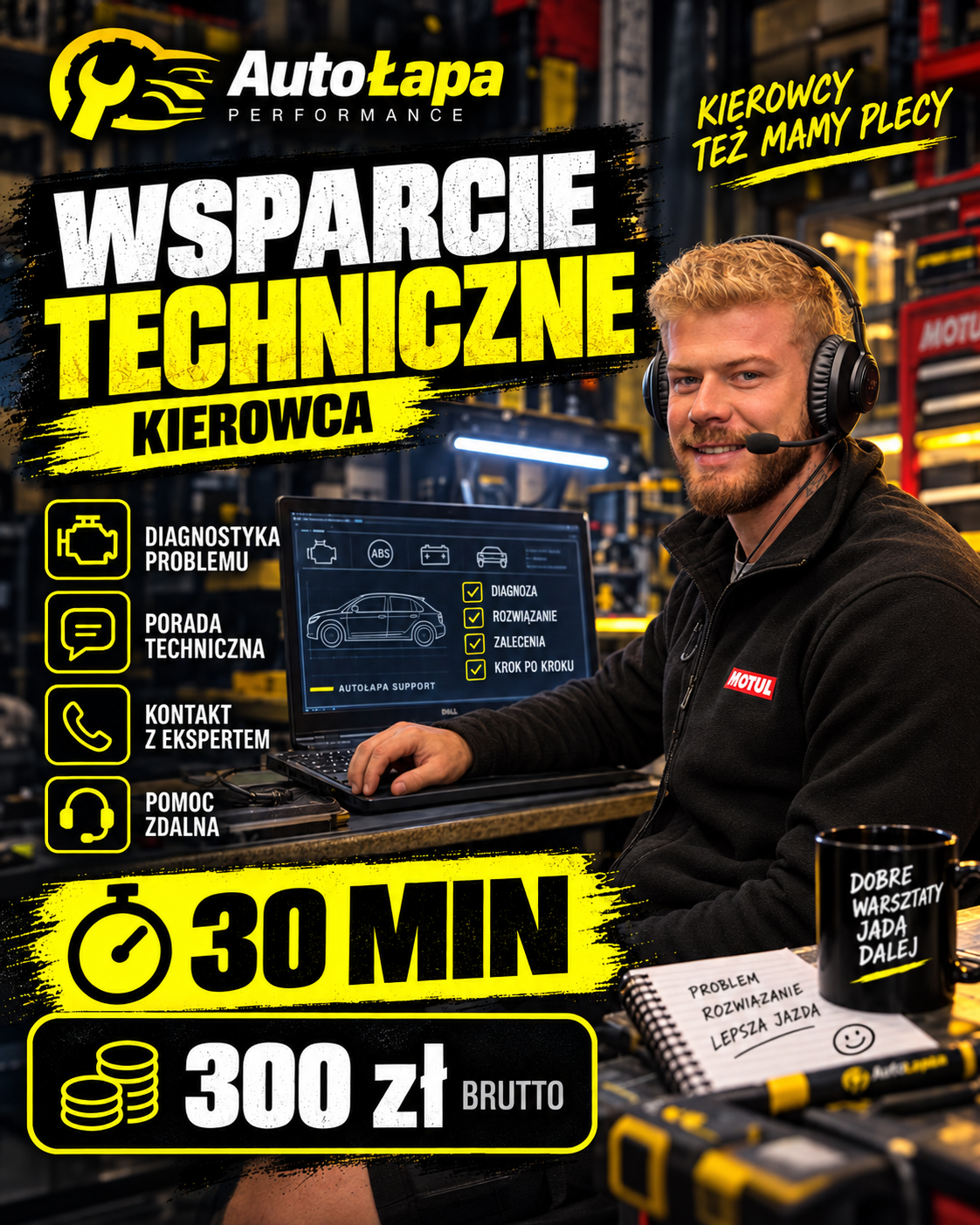 Praktyczne wsparcie kierowcy — AutoŁapa Garage