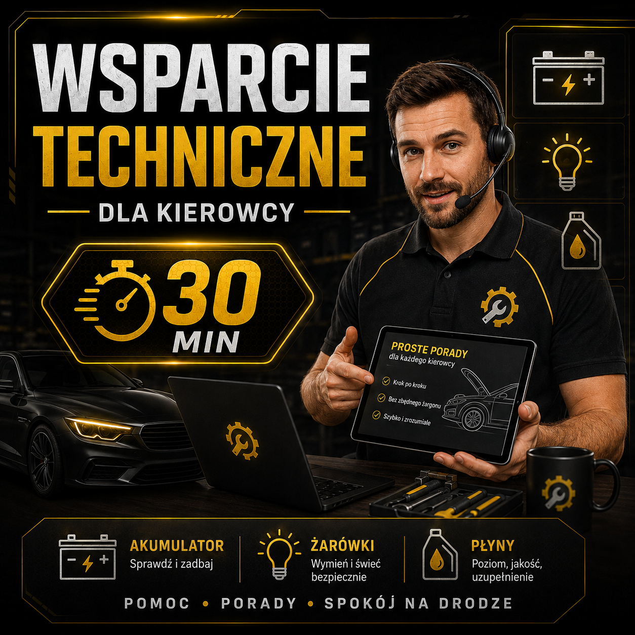 Wsparcie Techniczne Klienta — 60 minut